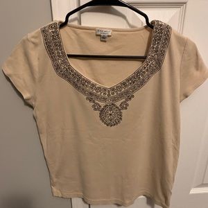 beige Shirt is in Great pre-owned Condition